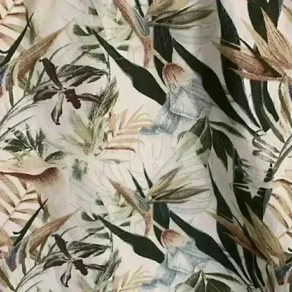 Denim & Flower shirt EUC - Picture 3 of 5